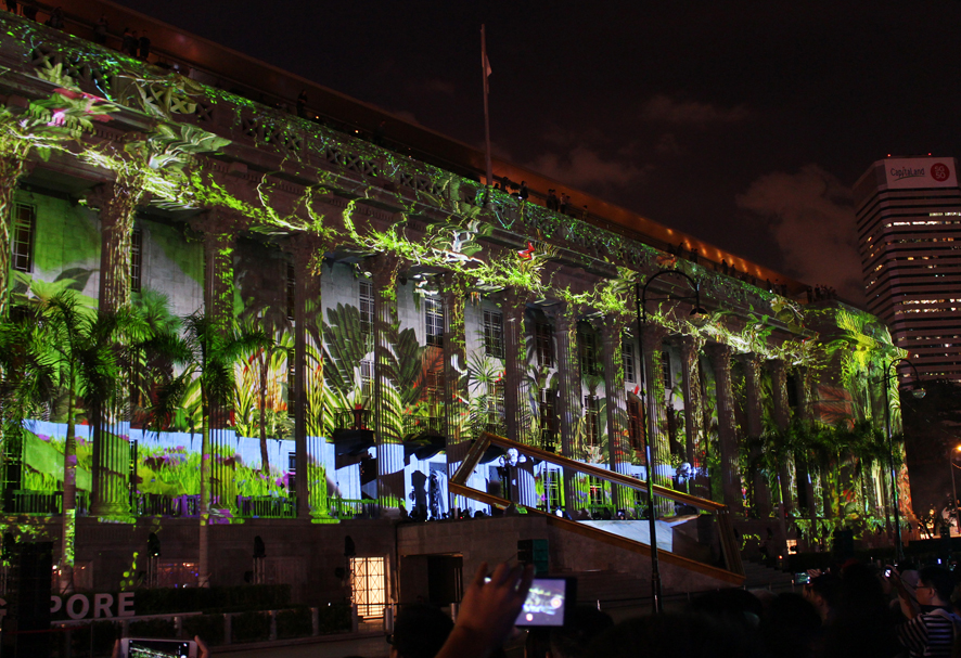 Spectacular Projection Mapping at the opening of the National Gallery